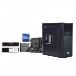 Intel Core i3 10th Gen. Customized Desktop PC, H410 Chipset, 8GB DDR4 RAM, 128GB M.2 NVME SSD, 3-Years Warranty
