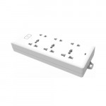 Deli E18339 6-Port Power Stripe (White), 3-Years Warranty