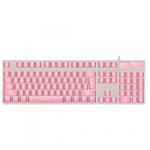 FANTECH FIGHTER TKL II K613L SAKURA EDITION PROFESSIONAL USB GAMING KEYBOARD, 1-Year Warranty
