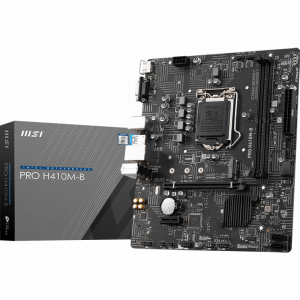 MSI PRO H410M-B 10th Gen. Motherboard, 3-Years Warranty