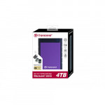 Transcend 25H3B 4TB Portable HDD, 3-Years Warranty