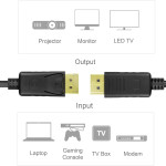 Unitek Y-C607BK Display Cable 1.5M