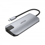 Unitek Y-DK09016 USB3.1 Type-C Multi-Port Hub with Power Delivery (USB-A + USB-C + HDMI + VGA + Gigabit Ethernet Convert